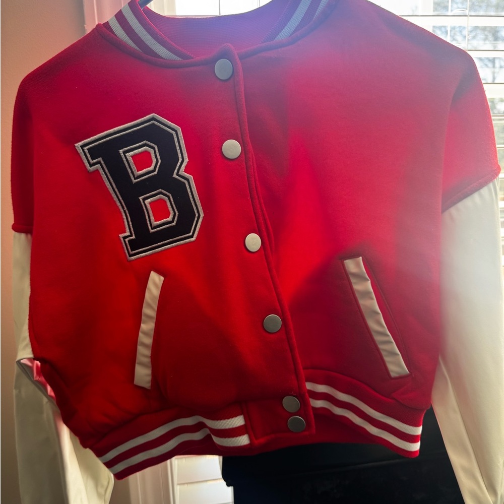 Red Varsity Jacket for Kids